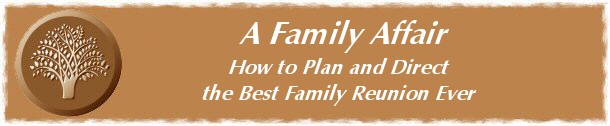 A Family Affair - Table of Contents for the Book